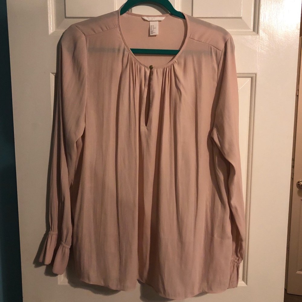 H&M Blush Pink Blouse
